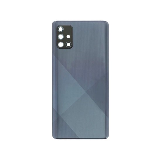 Back Cover+Camera Lens Samsung Galaxy A71/A715 Black